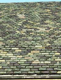 Slate Roof Central - Styles of Slate Roof Installations - graduated slating style
