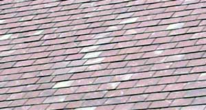 Slate Roof Central - Styles of Slate Roof Installations - random width slating pattern